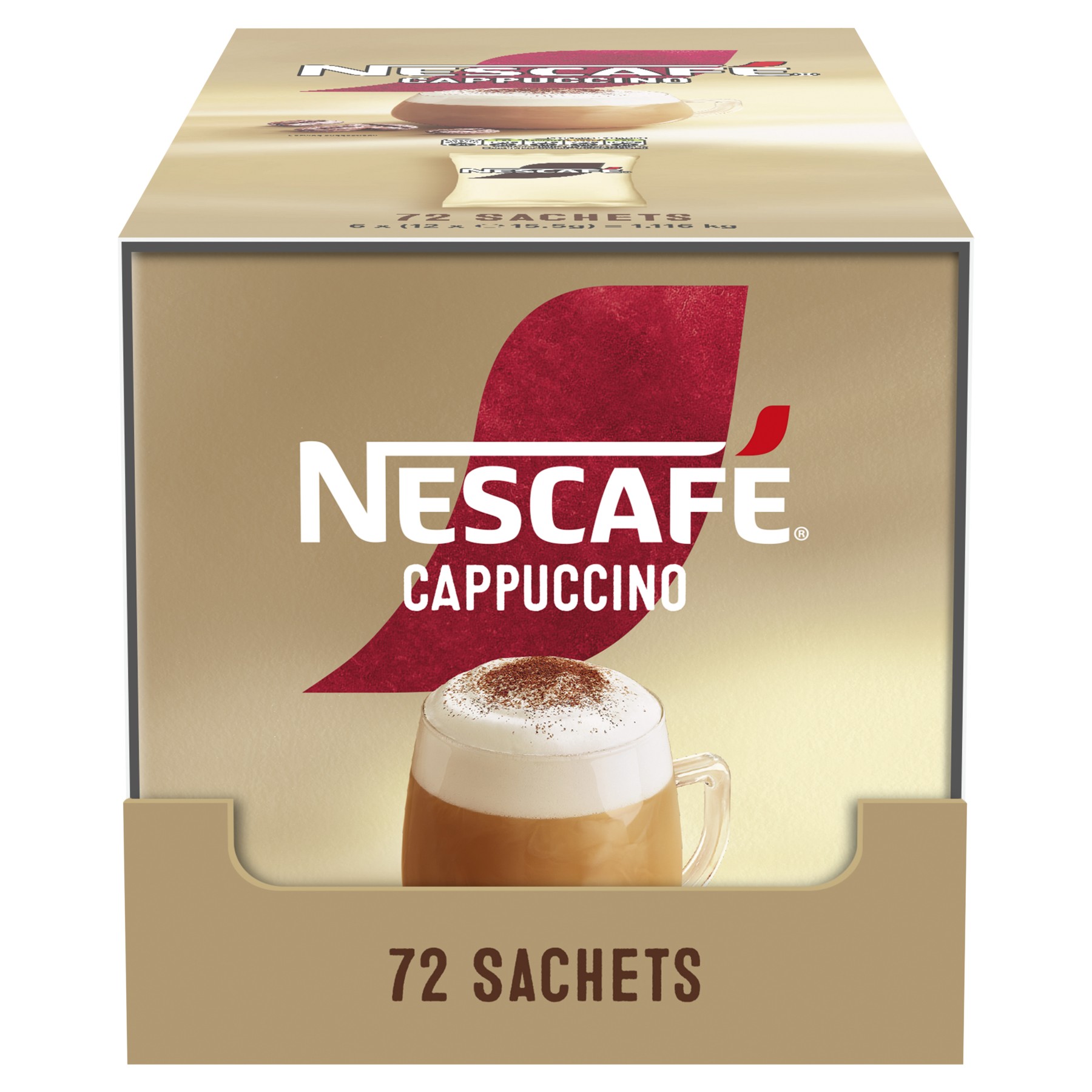 NESCAFÉ® Cappuccino Sachets 72x18g